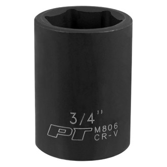 Performance Tool® - 1/2" Drive 3/4" 6-Point Standard Impact Socket