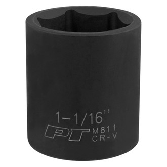 Performance Tool® - 1/2" Drive 1-1/16" 6-Point Standard Impact Socket