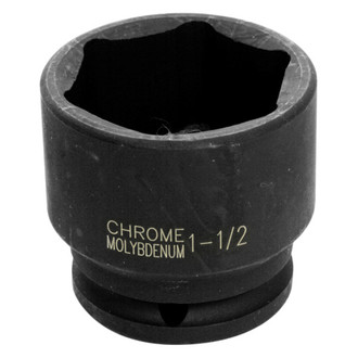 Performance Tool® - 1/2" Drive 1-1/2" 6-Point Standard Impact Socket