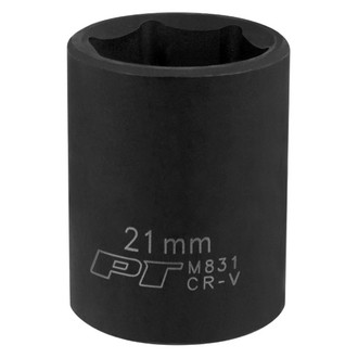 Performance Tool® - 1/2" Drive 21 mm 6-Point Standard Impact Socket