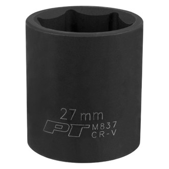 Performance Tool® - 1/2" Drive 27 mm 6-Point Standard Impact Socket
