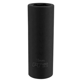 Performance Tool® - 1/2" Drive 18 mm 6-Point Deep Impact Socket