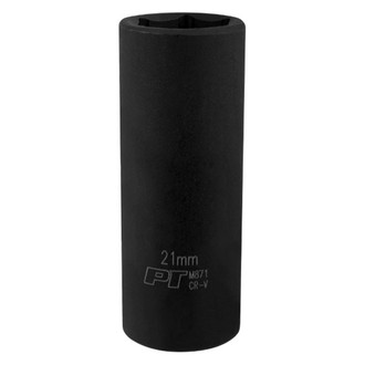 Performance Tool® - 1/2" Drive 21 mm 6-Point Deep Impact Socket