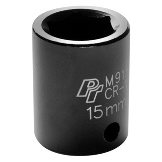 Performance Tool® - 3/8" Drive 15 mm 6-Point Standard Impact Socket
