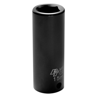 Performance Tool® - 3/8" Drive 15 mm 6-Point Deep Impact Socket