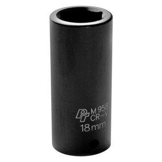 Performance Tool® - 3/8" Drive 18 mm 6-Point Deep Impact Socket