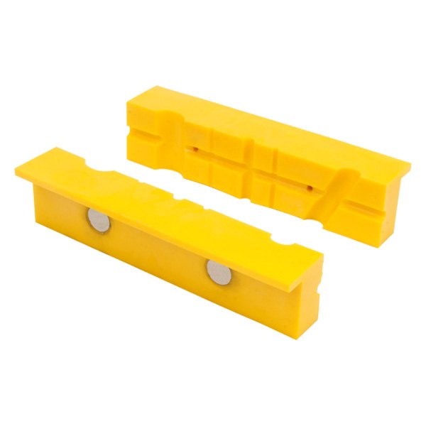 Performance Tool® - Replacement 2 Pieces 3" to 6" Polyurethane Round and Flat Non-Marring Magnetic Vise Jaw Pads