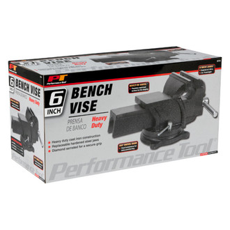 Performance Tool® - 5-7/8" Flat Jaws Swivel Base Vise