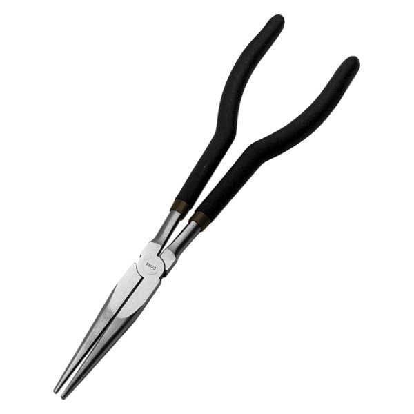 Performance Tool® - 11" Box Joint Straight Jaws Dipped Handle Long Reach Needle Nose Pliers