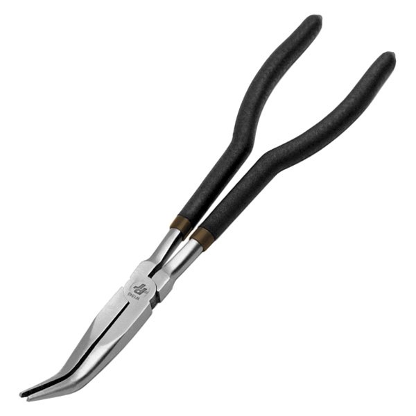 Performance Tool® - 11" Box Joint Bent Jaws Dipped Handle Long Reach Needle Nose Pliers