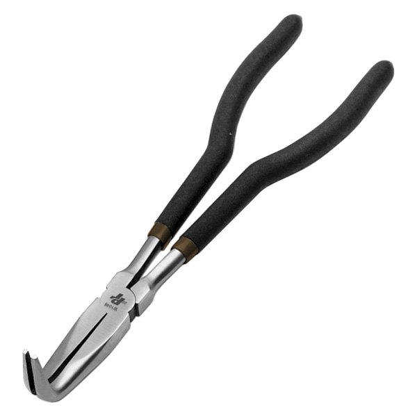 Performance Tool® - 11" Box Joint Bent Jaws Dipped Handle Long Reach Needle Nose Pliers