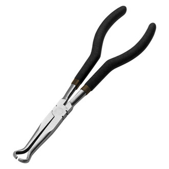 Performance Tool® - 11" Box Joint Ring Jaws Dipped Handle Long Reach Needle Nose Pliers