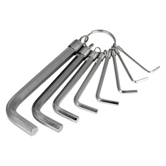 Performance Tool® W1109C - 8-Piece 1/16" to 1/4" SAE Ring Hex Key Set