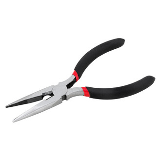 Performance Tool® - 6" Box Joint Straight Jaws Dipped Handle Cutting Needle Nose Pliers