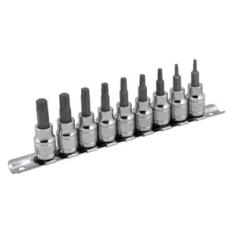 Performance Tool® - 3/8" Drive Torx Bit Socket Set 9 Pieces