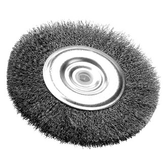 Performance Tool® - 6" Coarse Steel Crimped Wheel Brush