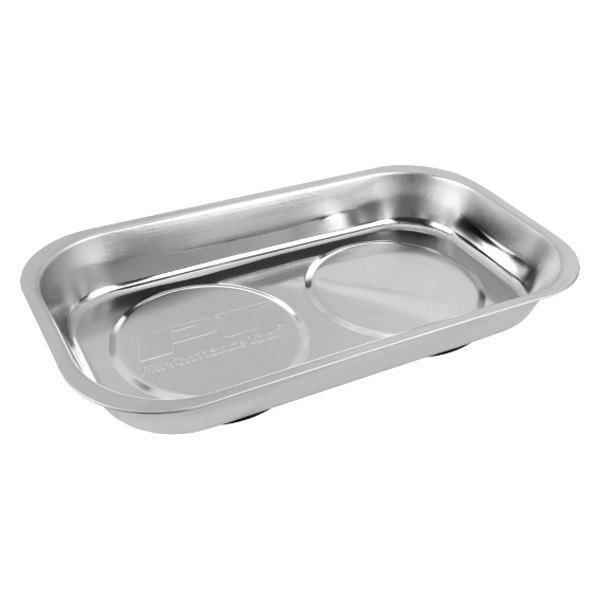 Performance Tool® - 9.5" x 5.5" Stainless Steel Magnetic Parts Tray