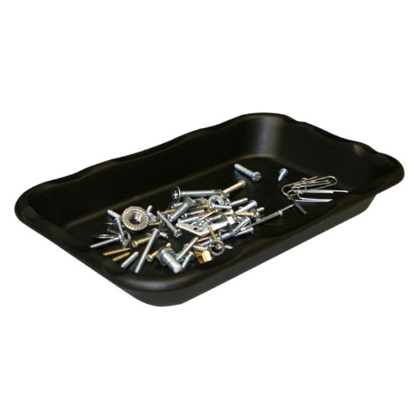 Performance Tool® - 6" x 10" Plastic Black Magnetic Parts Tray
