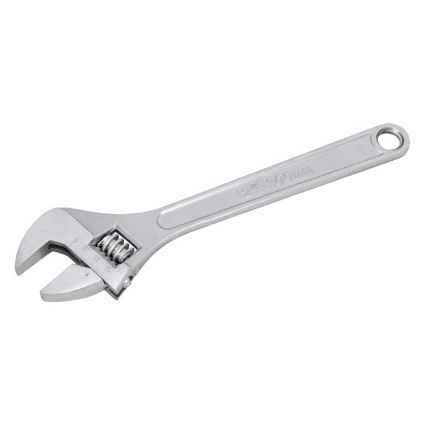 Performance Tool® - 1-1/2" x 12" OAL Plain Handle Adjustable Wrench