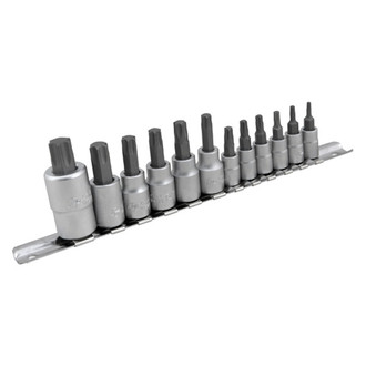 Performance Tool® - Mixed Drive Size Torx Bit Socket Set 12 Pieces