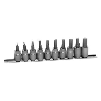 Performance Tool® - 3/8" Drive Metric Hex Bit Socket Set 10 Pieces