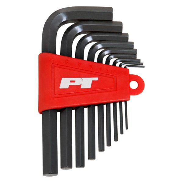 Performance Tool® - 9-Piece 1.5 to 10 mm Metric Short Arm Hex Key Set