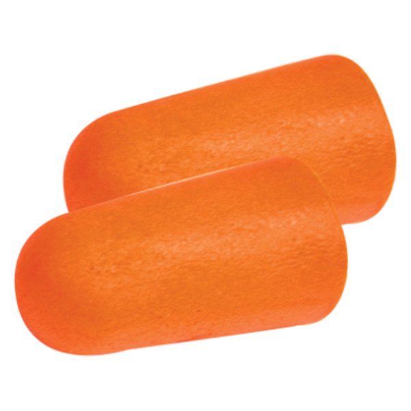 Performance Tool® - 30 dB Orange Foam Disposable Tapered Uncorded Earplugs (25 Pairs) 