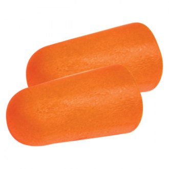Performance Tool® - 30 dB Orange Foam Disposable Tapered Uncorded Earplugs (25 Pairs)