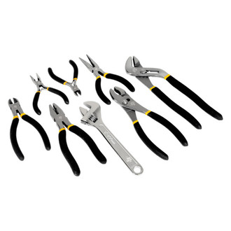 Performance Tool® - 8-piece 4-1/2" to 10" Dipped Handle Mixed Pliers Set