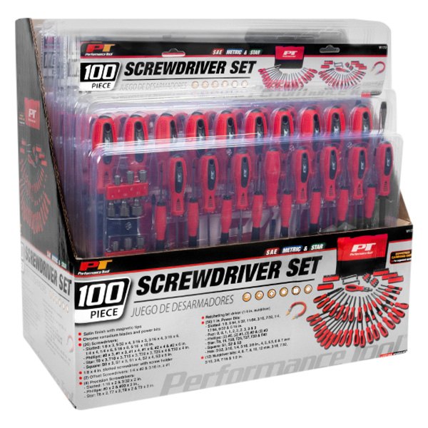Performance Tool® W1721 - 100-piece Multi Material Handle