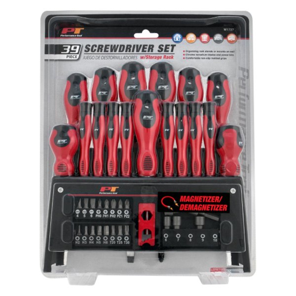 Performance Tool® W1727 - 39-piece Multi Material Handle Magnetic