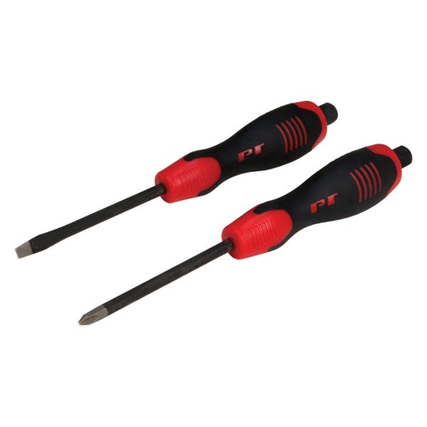Performance Tool® - 2-piece Multi Material Handle Magnetic Phillips/Slotted Mixed Screwdriver Set