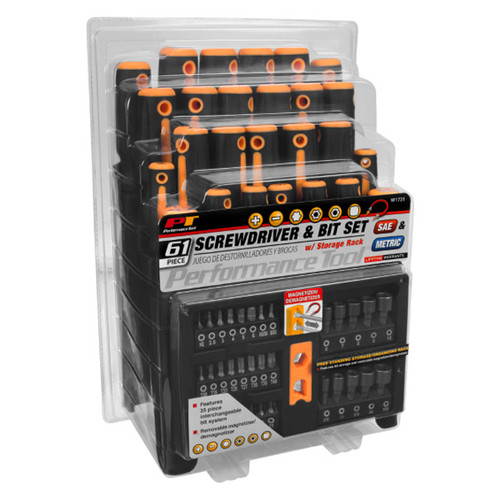 Performance Tool® W1731 - 60-piece Multi Material Handle Tamper