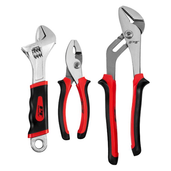 Performance Tool® - 3-piece 6" to 10" Multi-Material Handle Mixed Pliers Set