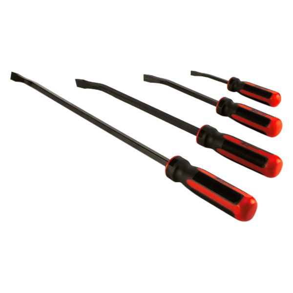 Performance Tool® - Professional™ 4-piece 8" to 24" Curved End Screwdriver Handle Pry Bar Set