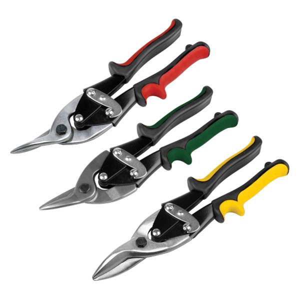 Performance Tool® - 3-piece Any Direction Cut Aviation Tinner Snips Set