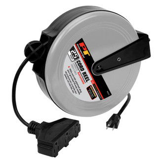 Performance Tool W2274 Cord Reel – Holds Up To 150ft Of 16/3 Or 100ft Of 12/3 Extension Cord, 11" Diameter Heavy Duty