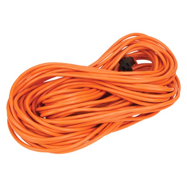Performance Tool® - High Visibility Orange Extension Cord with Single Outlet (100', 16 AWG)