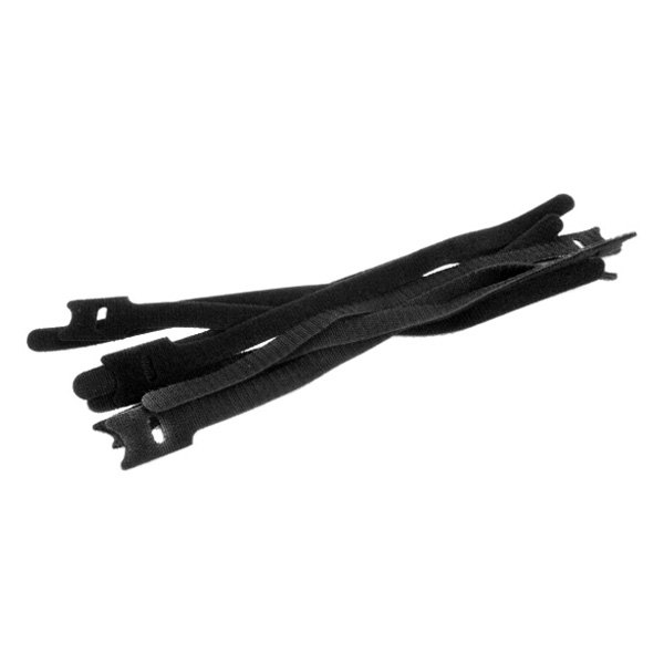 Performance Tool® - 12" Nylon Fabric Black Weather Resistant Hook and Loop Strap