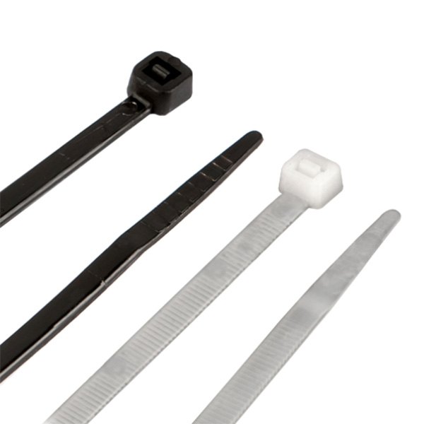 Performance Tool® - 40" x 250 lb Nylon Black and White Cable Ties
