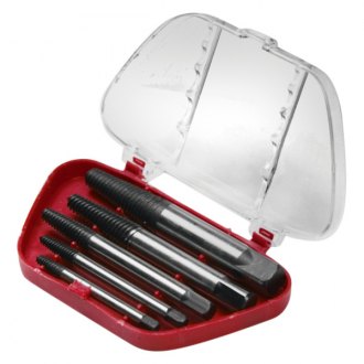 Performance Tool® - 5-piece 3/32" to 5/8" Square Shank Spiral Flute Screw Extractor Set