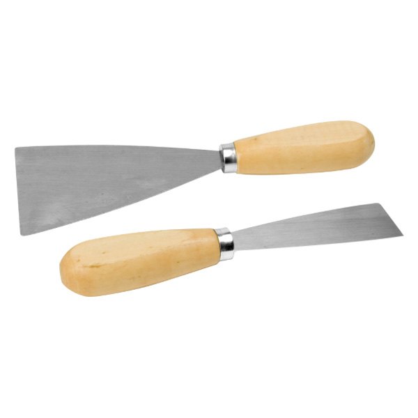 Performance Tool® - 2-piece 1-1/4" or 3" Stainless Steel Putty Knife Set