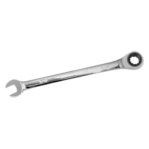 Performance Tool® - 5/16" 12-Point Straight Head 100-Teeth Ratcheting Combination Wrench