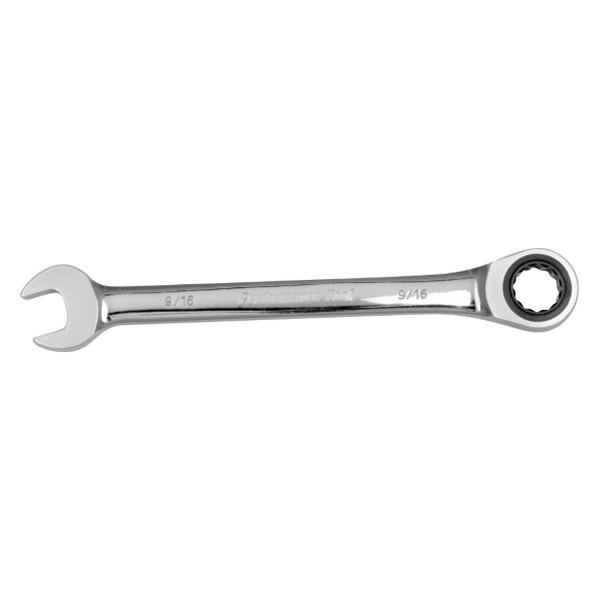 Performance Tool® - 9/16" 12-Point Straight Head 100-Teeth Ratcheting Combination Wrench