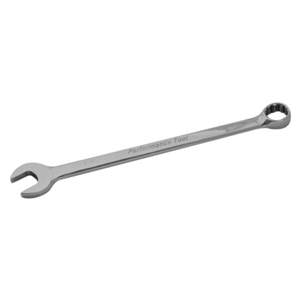 Performance Tool® - 7/8" 12-Point Angled Head Extended Nickel Chrome Combination Wrench