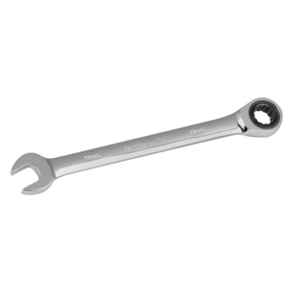 Performance Tool® - 11 mm 12-Point Straight Head 100-Teeth Ratcheting Combination Wrench