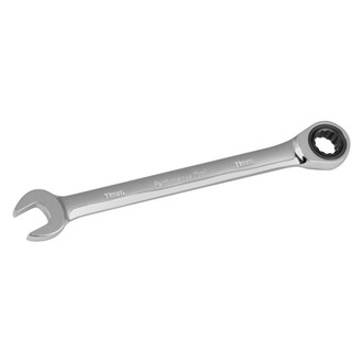 Performance Tool® - 11 mm 12-Point Straight Head 100-Teeth Ratcheting Combination Wrench