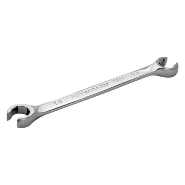 Performance Tool® - 13 x 14 mm 6-Point Nickel Chrome Angled Double End Flare Nut Wrench