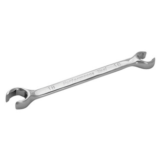Performance Tool® - 16 x 18 mm 6-Point Nickel Chrome Angled Double End Flare Nut Wrench