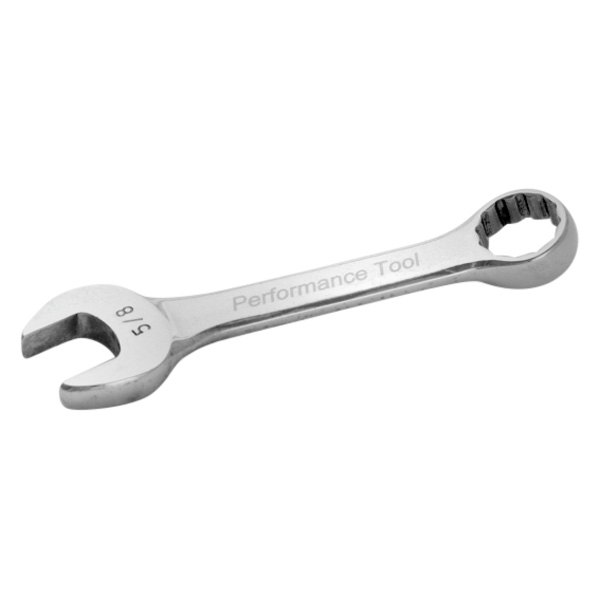 Performance Tool® - 5/8" 12-Point Angled Head Stubby Combination Wrench